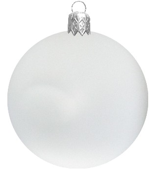 paintable glass christmas ball